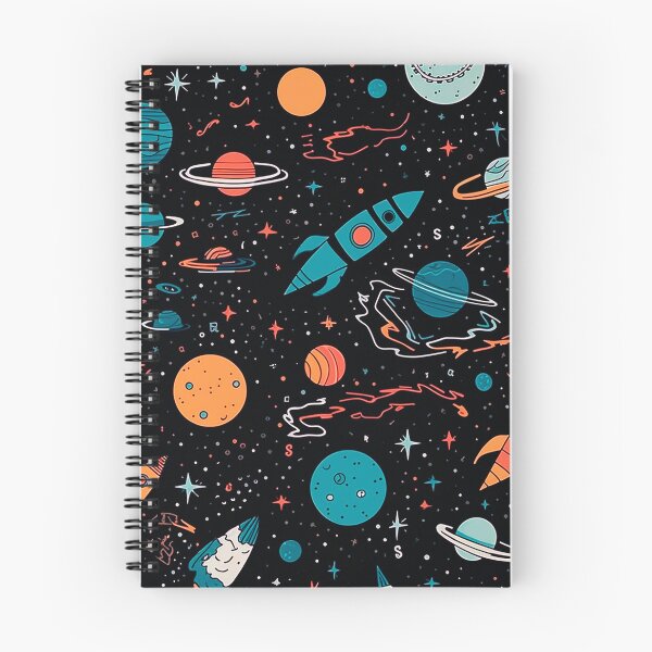 Item preview, Galactic Joyride: A Vector Seamless Pattern of Space Objects designed and sold by SweetRepeat.