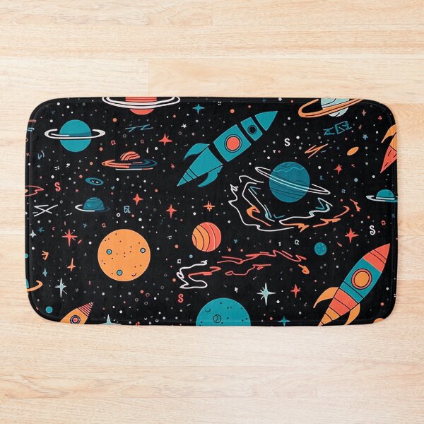Item preview, Galactic Joyride: A Vector Seamless Pattern of Space Objects designed and sold by SweetRepeat.