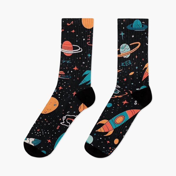 Item preview, Galactic Joyride: A Vector Seamless Pattern of Space Objects designed and sold by SweetRepeat.