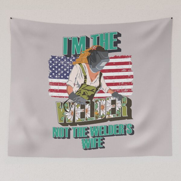 Item preview, Welder girl funny quote woman metal worker gift designed and sold by HomeCoquette.