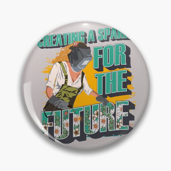 Item preview,  Welder girl funny quote woman metal worker gift Creating a spark for the future designed and sold by HomeCoquette.