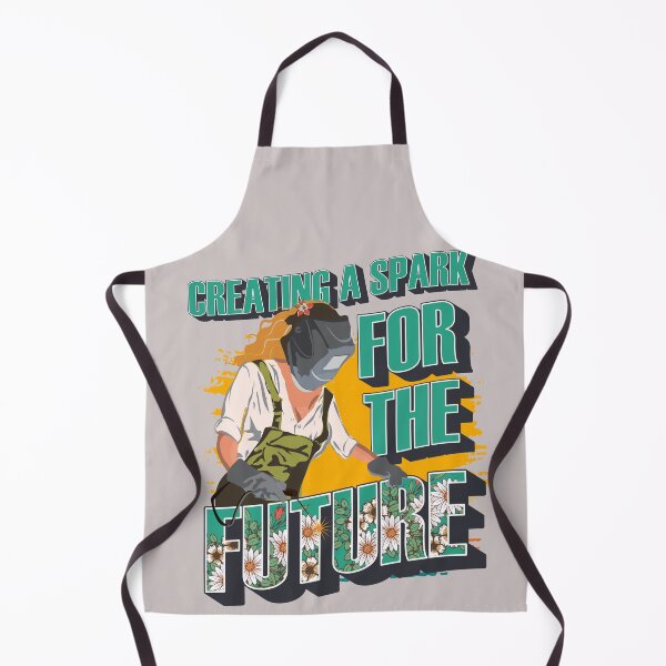 Item preview, Welder girl funny quote woman metal worker gift Creating a spark for the future designed and sold by HomeCoquette.