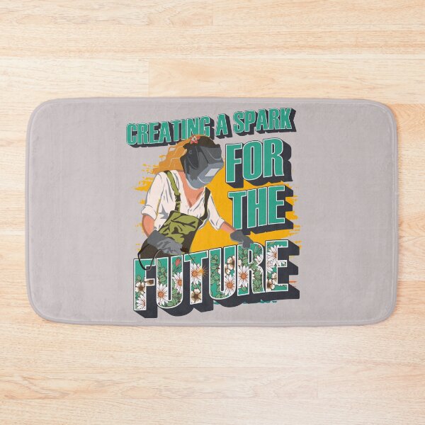 Item preview,  Welder girl funny quote woman metal worker gift Creating a spark for the future designed and sold by HomeCoquette.