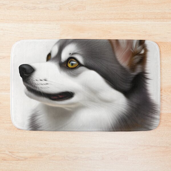 Item preview, Alaskan Klee Kai, charcoal drawing, Ai Generated Art  designed and sold by ACC .