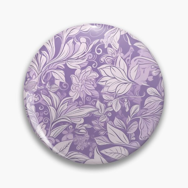 Item preview, Purple Floral Print designed and sold by HandCraftedArt.