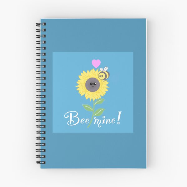 Item preview, Bee mine, bee sunflower love on teal designed and sold by QuirkyBeez.