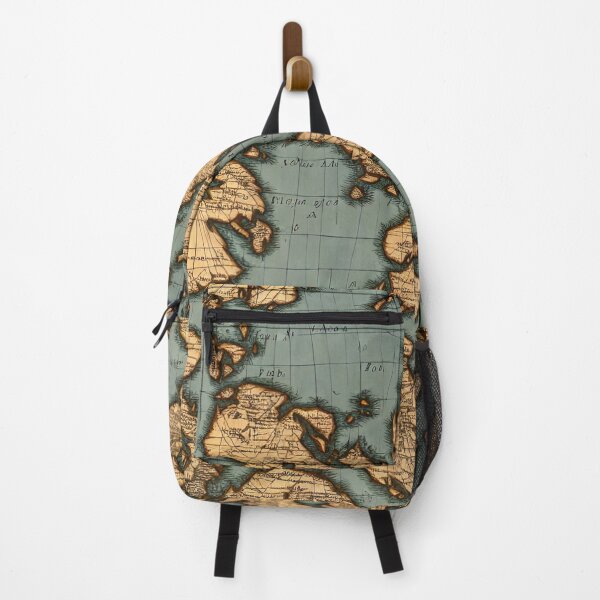 Item preview, Ancient Imaginary Map Illustration Throw Pillow designed and sold by Sowari-Pillows.