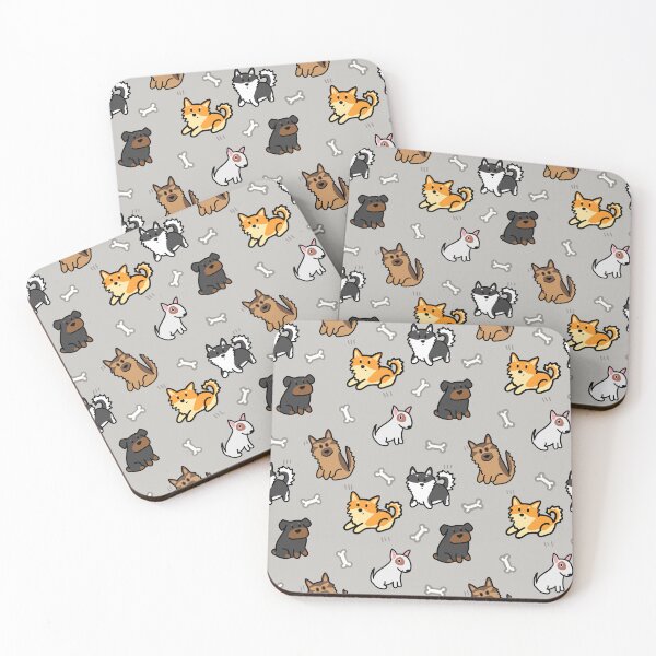 Item preview, Pups and bones pattern designed and sold by Sadhbh rua.
