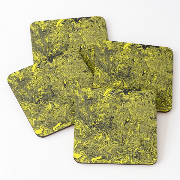 Item preview, Black and yellow abstract designed and sold by mia-alice85.