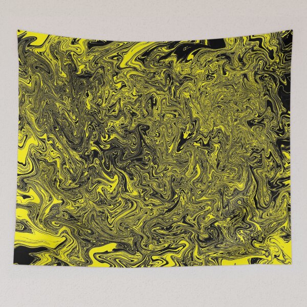 Item preview, Black and yellow abstract designed and sold by mia-alice85.