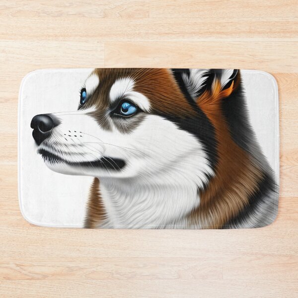 Item preview, Alaskan Klee Kai, charcoal drawing, Ai Generated Art  designed and sold by ACC .