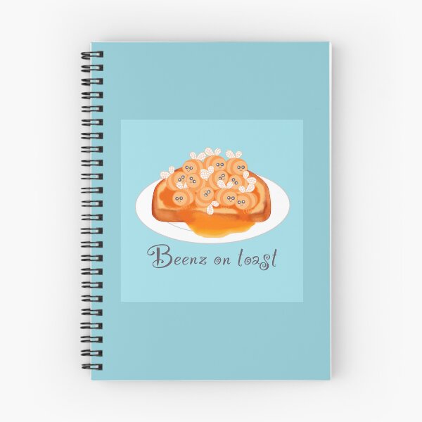 Item preview, Beenz on toast on duck egg blue designed and sold by QuirkyBeez.