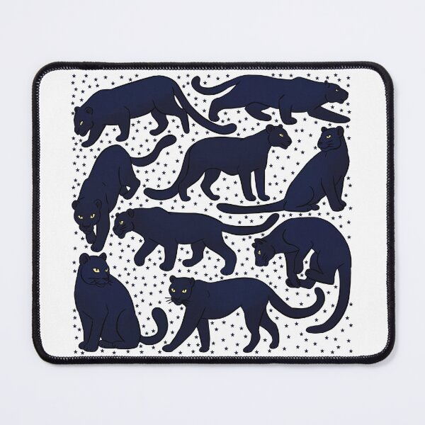 Item preview, Black panther cute pattern designed and sold by Yarafantasyart.