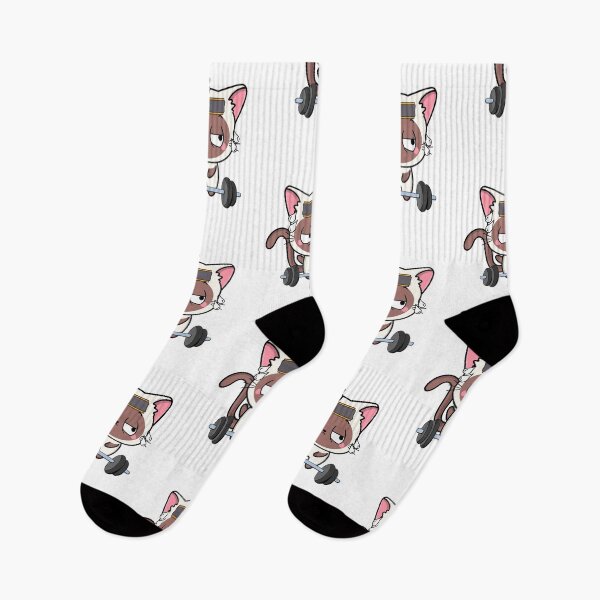 Item preview, Funny white cat is exercising designed and sold by Pet Station.