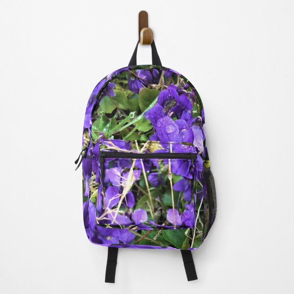 Item preview, spring woodland violets after a rain shower- english countryside designed and sold by 1andydesign.