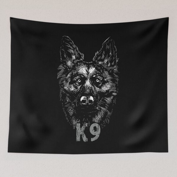 Item preview, K9 Unit Police Dog Thin Blue Line K9 Handler Police Officer designed and sold by MrEddie10.