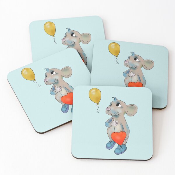 Item preview, mouse with balloon designed and sold by Blumchen.