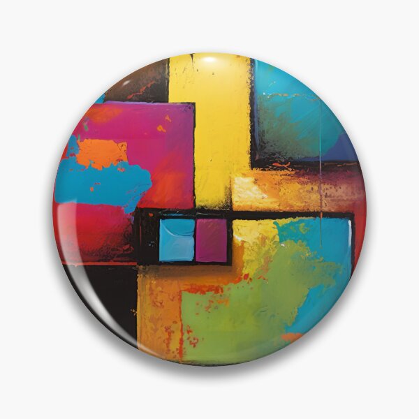 Item preview, Dynamic Symphony of Vibrant Geometric Shapes and Colours designed and sold by Left-Hand-Tree.
