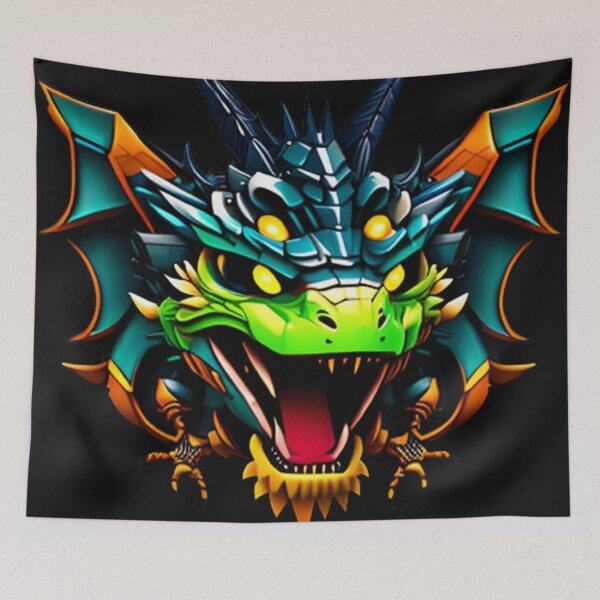 Item preview, Futuristic Fantasy: Baby Mecha Dragon Stickers for Science Fiction Fans designed and sold by Permana96.