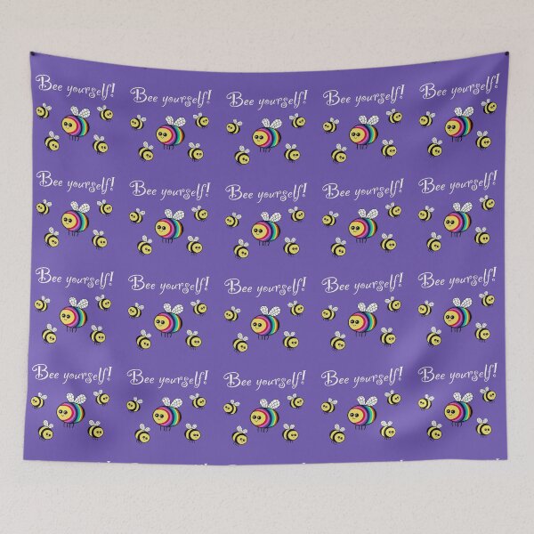 Item preview, Bee Yourself on indigo  designed and sold by QuirkyBeez.