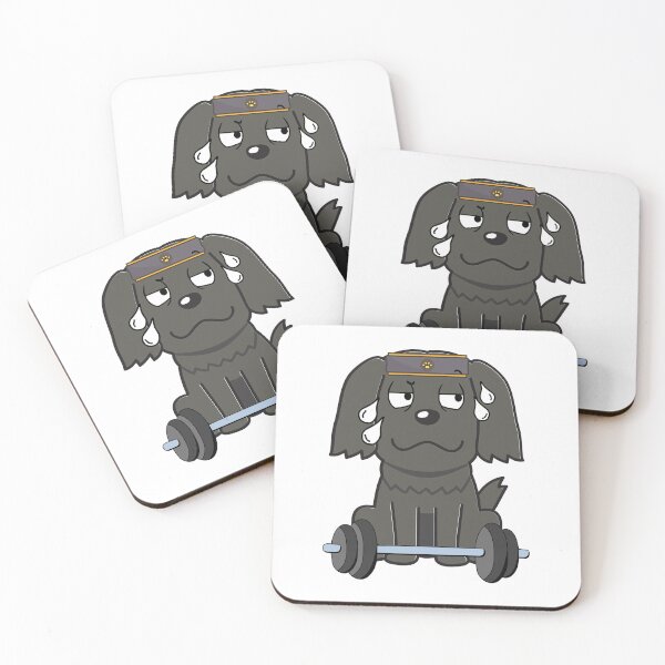 Item preview, Funny Black dog is exercising designed and sold by Pet Station.