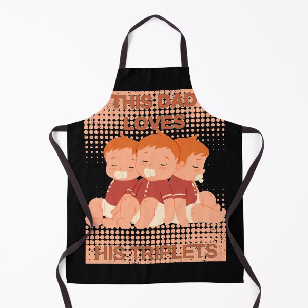Item preview, This dad loves his triplets boys designed and sold by Tw1nsAIArt.