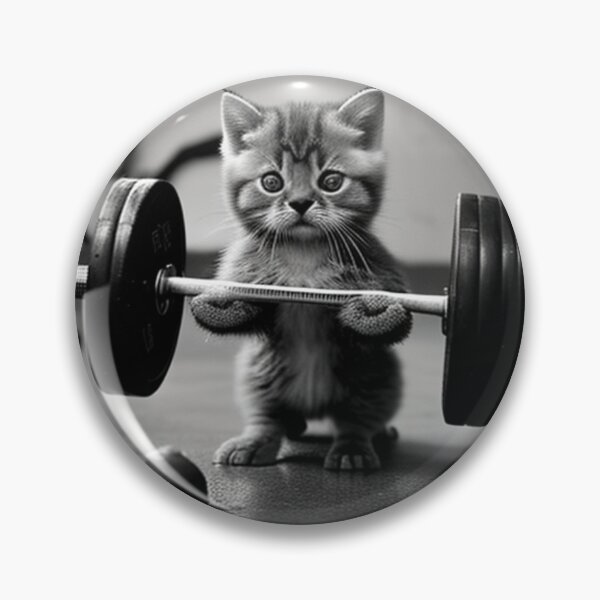 Item preview, bodybuilding cat designed and sold by ORVIATO.