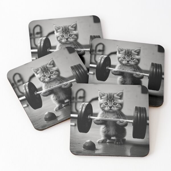 Item preview, bodybuilding cat designed and sold by ORVIATO.
