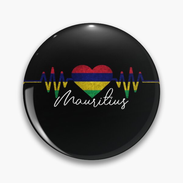 Item preview, Mauritius flag - Mauritius heart - My Heart Beats for Mauritius designed and sold by Fun-World.