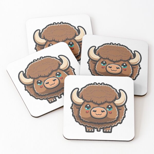 Item preview, Happy Cute Bison designed and sold by EXOV-MA.