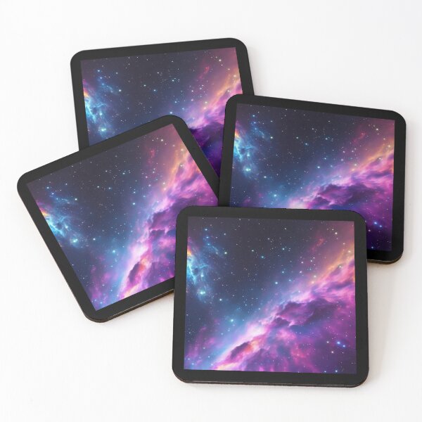 Item preview, Purple Gas Cloud with Blueish Tinge and Brilliant Stars designed and sold by ShardSpace.