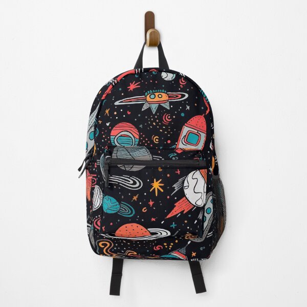 Item preview, Rocket Launch: A Vector Space Pattern with Planets, Stars, and Rockets designed and sold by SweetRepeat.