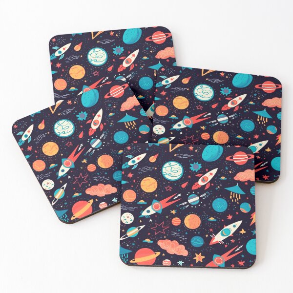 Item preview, Cosmic Adventure: A Space Pattern with Planets, Stars, and Rockets designed and sold by SweetRepeat.
