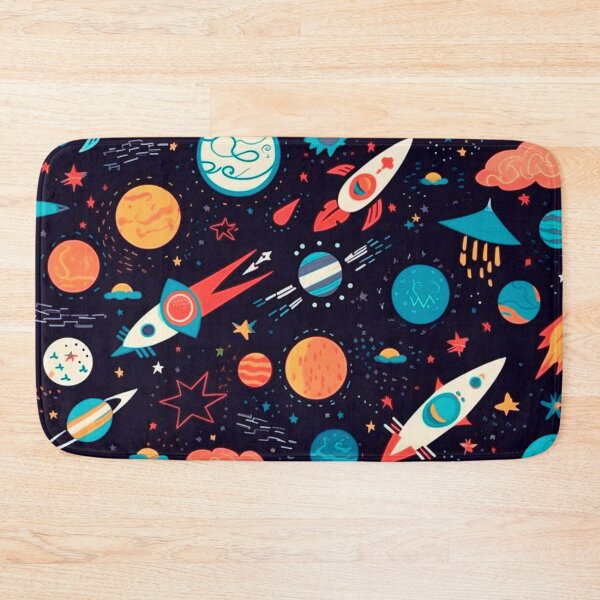 Item preview, Cosmic Adventure: A Space Pattern with Planets, Stars, and Rockets designed and sold by SweetRepeat.