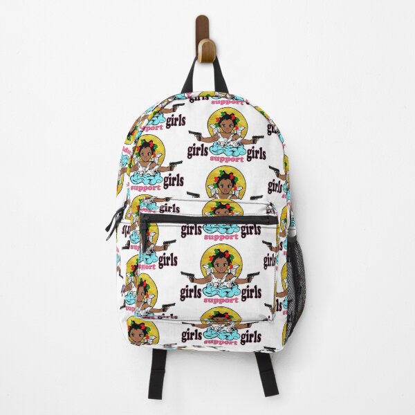 Item preview, Girls support Girls;  African Angel;  designed and sold by StickerApe.