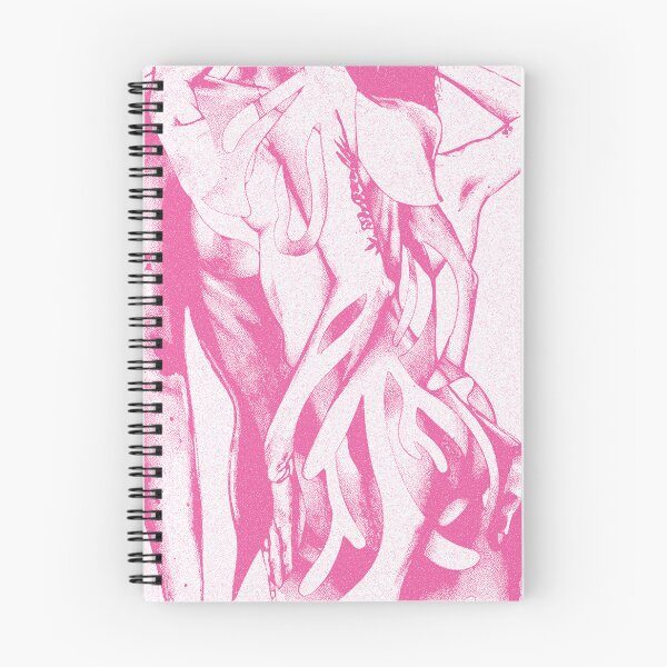 Item preview, White and Pink Gradient Paper Cut Out Nude Woman Drawing Artwork designed and sold by CiaraMaherx.