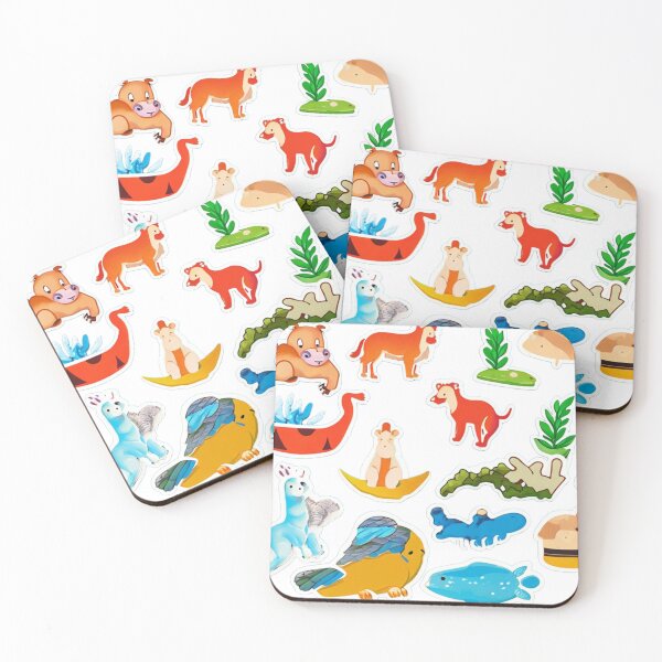 Item preview, Beach animal stickers designed and sold by Shopihy01.