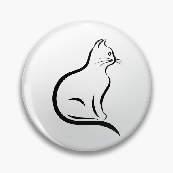 Artikelvorschau, Line Art Cat, Printable Cat, impression abstraite, Art mural imprimable, Impression numérique, Design d’intérieur, Affiche minimalistische, Téléchargement instanta entworfen und verkauft von HappyMan19.