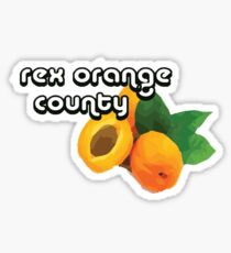 rex orange county apricot Sticker