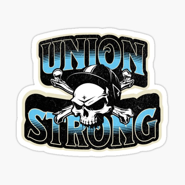 Artikel-Vorschau von Gewerkschaft stark | Pro Union | Schutzhelm | Union, designt und verkauft von Wavecrest Wearables.