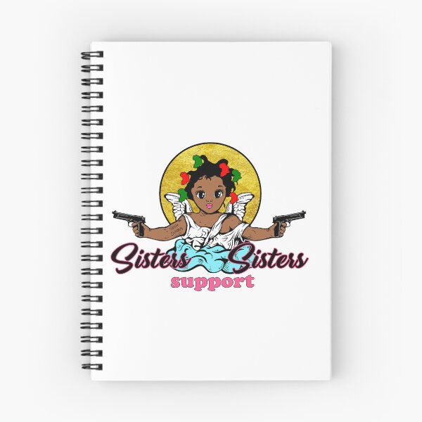 Item preview, Sisters support Sisters;  African Angel;  designed and sold by StickerApe.