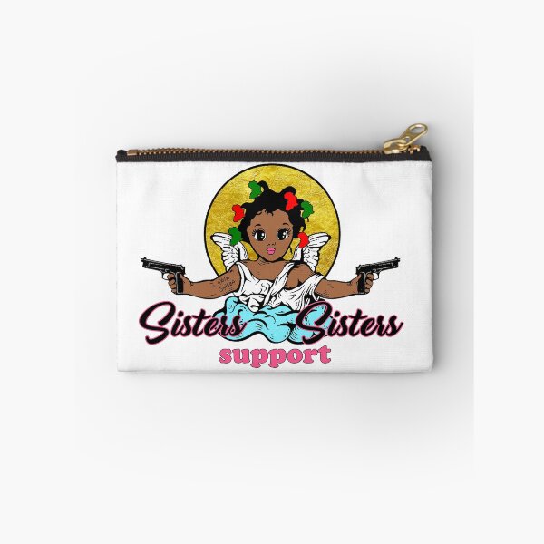 Item preview, Sisters support Sisters;  African Angel;  designed and sold by StickerApe.