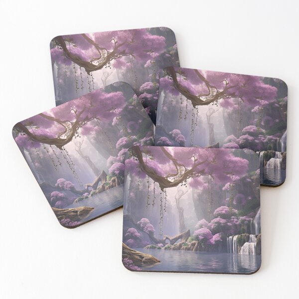 Item preview, Fantasy Forest Waterfalls designed and sold by CharlesScottArt.