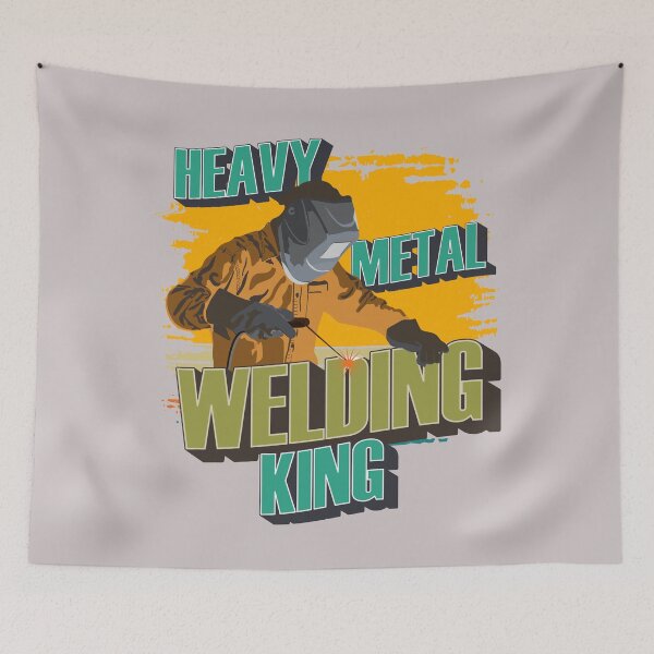 Item preview, Welding man the legend Heavy metal welding king  designed and sold by HomeCoquette.