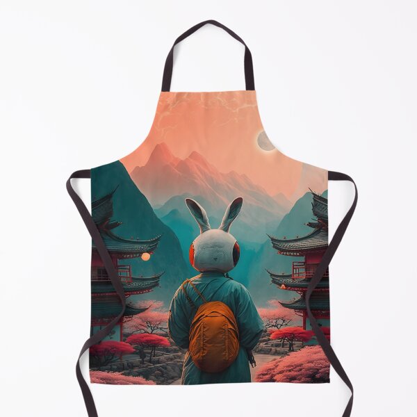 Item preview, The Year of The Rabbit 2023, Chinese Zodiac New Year 2023 - AI-Generated surrealist Art designed and sold by Flowsaiartshop.