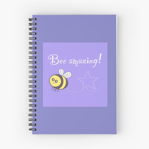 Item preview, Bee Amazing on purple  designed and sold by QuirkyBeez.