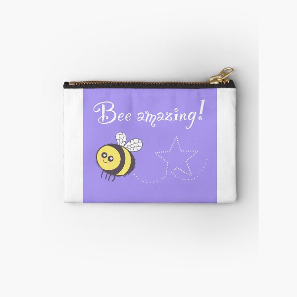 Item preview, Bee Amazing on purple  designed and sold by QuirkyBeez.