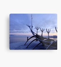 Viking Ship Metal Print