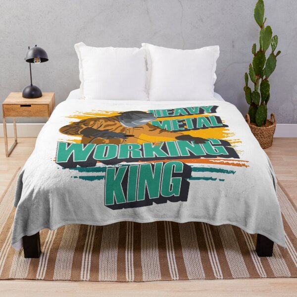 Item preview, Heavy metal working king Welder quote funny  designed and sold by HomeCoquette.
