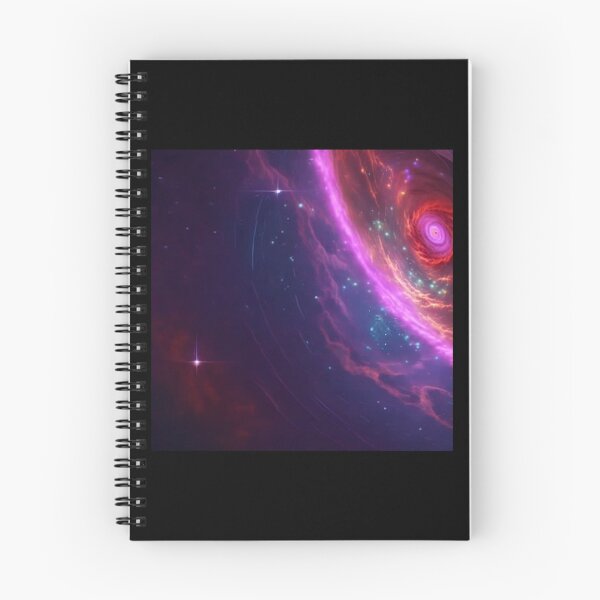 Item preview, Vibrant Colored Gas Clouds Hurtling towards a Small Black Hole designed and sold by ShardSpace.